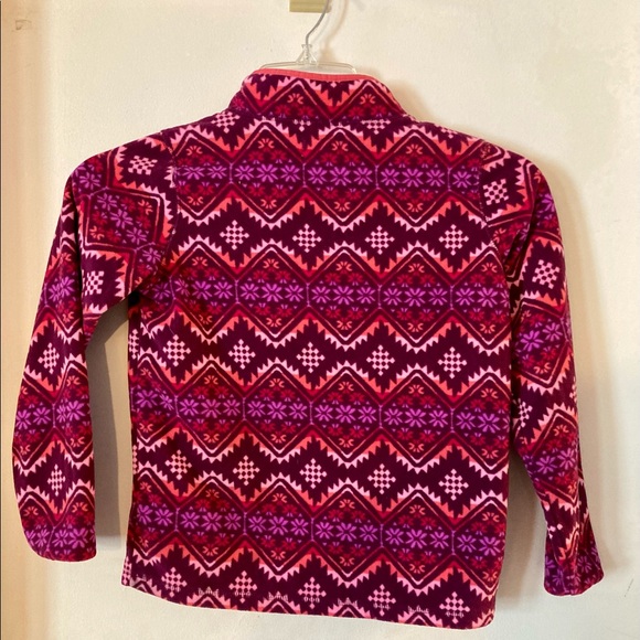 Girls Osh Kosh pink zip up sweater - Picture 4 of 4